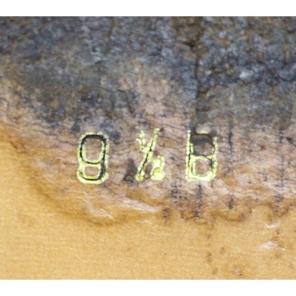 VTG Paloma ITALY BEIGE REAL LEATHER LOW HEEL POINTED CLASSIC PUMP SHOES Sz 9.5 - Picture 11 of 12